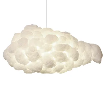 Cloud Stropné Lampy, výtvarné Umenie Bavlna Cloud detskej Izby, Spálne, Dekoratívne Osobnosti Cloud Lampy - Obrázok 1  