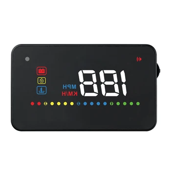 A11 HUD OBD2 Auto Rýchlosť Projektor Rýchlomer Head up Display Auto Detektor Spotreby Ropy Bezpečnostný Alarm - Obrázok 1  