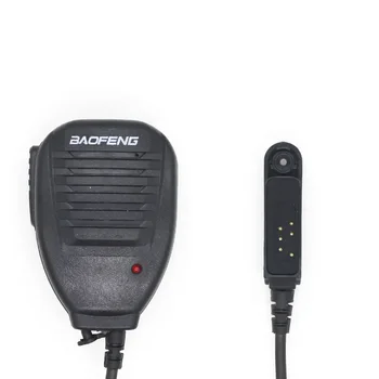 Nepremokavé Ručný Mikrofón, Reproduktor, Mikrofón PTT pre BAOFENG A58 BF-9700 UV-9R Plus GT-3WP R760 82WP Rádio - Obrázok 2  
