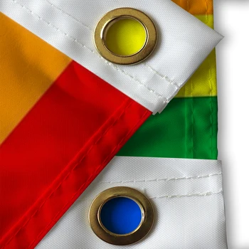 Rýchle Dodanie, 100% Polyester Rainbow LGBT Gay Pride Izrael Izraelské Vlajky - Obrázok 2  