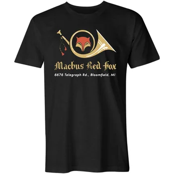 Machus Red Fox - Bloomfield, MI - Vintage Reštaurácia T-Shirt - Obrázok 1  
