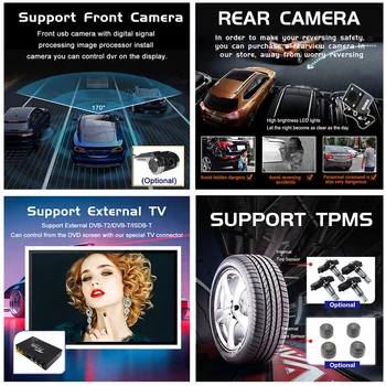 Pre Hyundai H1 2008-2015 Android 10 autorádio DVD Prehrávač, GPS Navigáciu Multimediálny Prehrávač Vedúci Jednotky Rádio magnetofón Stereo IPS - Obrázok 2  