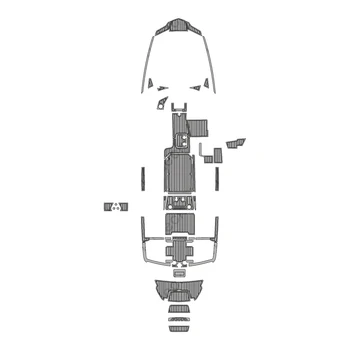 Hjdeck Yacht List Pad Prispôsobiteľné Kompatibilný S 2021 Malibu M220 Plávať Platformu Kokpitu Lodné Príslušenstvo EVA Mat - Obrázok 2  