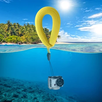 Vodotesný Fotoaparát Float Pena Plávajúce Popruh pre Podvodná Kamera Plávajúce Náramok Rukoväte Popruh ozdobná šnúrka na uniforme - Obrázok 2  
