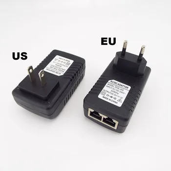KAMEROVÝ Bezpečnostný Dohľad PoE Napájanie 15V 1A POE elektrickej siete POE Injektor Ethernet Adaptéry pre IP Telefón s Fotoaparátom NÁS EÚ Plug q - Obrázok 2  