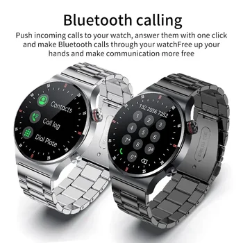 Nové Inteligentné Hodinky Mužov Šport Náramok EKG+PPG IP67 Vodeodolný 100+Vlastný Index Dial Hodinky NFC Bluetooth Hovor Ženy Smartwatch - Obrázok 2  