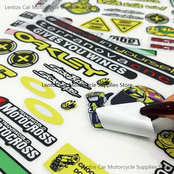 Nové Auto Nálepku Č. 93 Marquez Rossi Motocyklové Prilby Styling AVGs Prilbu Na Motocykel Nálepky SHOEIs Nálepky Auto Dekorácie - Obrázok 2  