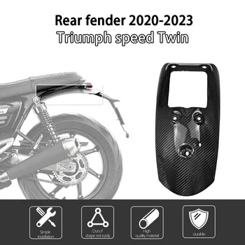 Pre Triumf Rýchlosť Twin 2020-2023 2021 2022 100% úplne Suché 3 K Uhlíkových Vlákien Zadný Blatník Týka Motocyklov Príslušenstvo - Obrázok 2  