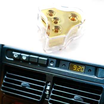 1 Ks Car Audio Napájanie Distribúciu 1 Do 3 Z Špecifikácia Splitter Medi Zem Box Tri-way Výstup Spojenie Blokov - Obrázok 2  