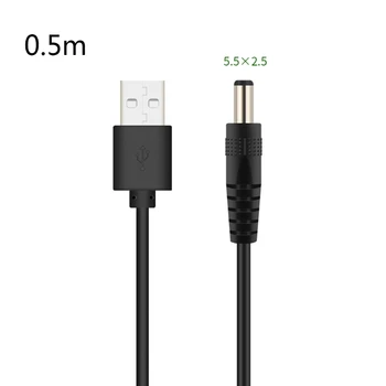 USB Nabíjací Kábel, Kábel Univerzálneho rozhrania USB pre DC 5.5x2.1 5.5x2.5 3.5x1.35 4.0x1.7 - Obrázok 1  