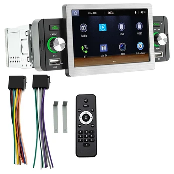Auto Dotykový Displej Bezdrôtový Carplay Android Auto Auto Prenosné Rádio, Bluetooth MP5 Prijímača FM Audio Systém Hostiteľa, ABS+Kov - Obrázok 1  
