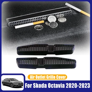 Pre Škoda Octavia MK4 2020-2023 2021 2022 Auto, klimatizácia, Zásuvky, Kryty Výbava Pod Sedadlom Ochrany Príslušenstvo Anti-Debris - Obrázok 1  