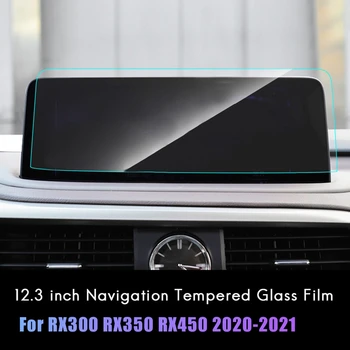 Tvrdené Sklo Film Pre 2020-2021 Lexus RX300 RX350 RX450 H F S 12,3-Palcový autorádia GPS Navigácie Touch Screen Protector - Obrázok 1  