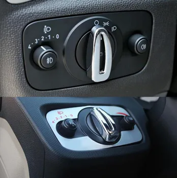 Príslušenstvo Silver Chrome Prepínač Gombík Kryt Výbava Vozidla Interiéru predné svetlo na Čítanie Spínač Výbava pre Ford Fiesta Ecosport 2009-2015 - Obrázok 2  