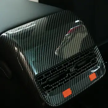 Pre TeslaModel 3 Y 2022 Odolné Auto Zadné Air Vent Zásuvky Kryt Auto Interiérom Nálepky ABS Materiálu Zadný Výfukový Otvor Kryt - Obrázok 2  