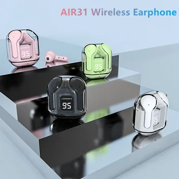 NOVÉ T2 Bezdrôtový Bluetooth Headset Transparentné ENC Slúchadlá, LED Digitálny Displej Stereo Slúchadlá pre všetky smartphone - Obrázok 1  