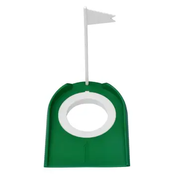 1~8PCS Indoor Golf Uvedenie Tréner s Otvorom Vlajkou Guľou Zelená Praxi Pomoci domáci Dvore Vonkajšie Tréning Pomoci Nastaviteľný Otvor - Obrázok 2  