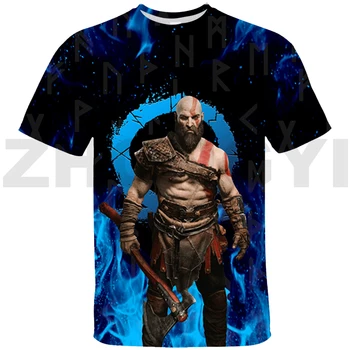 Letné Hry God of War 3D T-shirt Teens Kratos Anime Tričko Ženy Nadrozmerné T Shirt Mužov Oblečenie Deti Karikatúra Grafiku, T Košele - Obrázok 1  