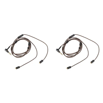 2X Náhradné Audio Kábel Pre Sony XBA-N3AP N1AP Slúchadlá Hodí Mnoho Slúchadlá Upgrade Kábel, Slúchadlá, Drôt Connecter - Obrázok 1  