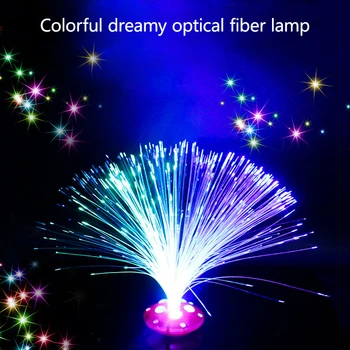 1Pc Multicolor LED Optické Lampy, Svetelné Dekorácie Interiéru Hviezdne Nebo Dovolenku Svadobné Lampa LED Nočné Svetlo Lampy Vybavenie - Obrázok 1  