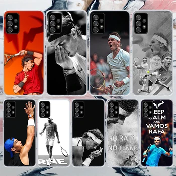 Rafael Nadal Tenis Mäkké Telefón Puzdro Pre Samsung Galaxy A52 A53 A54 A12 A13 A14 A22 A23 A24 A32 A33 A34 A72 A73 A42 A43 Vzor C - Obrázok 1  