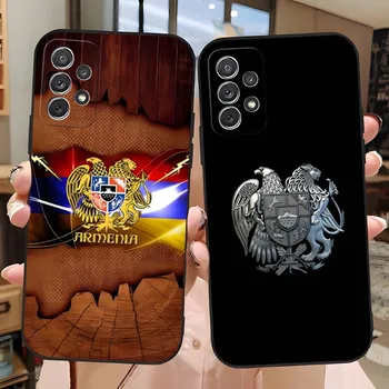 Arménsko Arméni Vlajka Telefón Prípade Príslušenstvo Pre Samsung A02 A53 A13 A21 A33 A22 A31 A52 A73 A32 A50 A20 A40 A23 S Zadného Krytu - Obrázok 1  