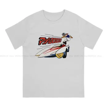 Karikatúra Človeka Polyester Tričko Speed Racer Crewneck Krátky Rukáv T Shirt Vtipné Narodeninové Darčeky - Obrázok 2  