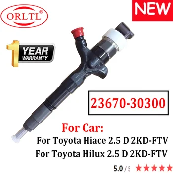 ORLTL NOVÉ 23670-30300 Vysokej Kvality Injektor 2367030300 pre Toyota Hiace / Hilux 2.5 D 2KD-FTV - Obrázok 1  