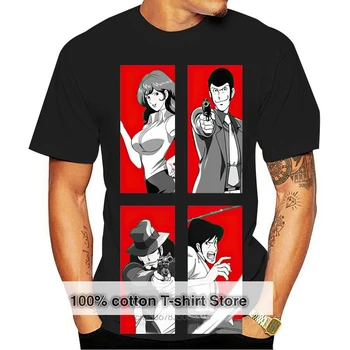 T-Shirt Lupin Iii Lupin Tretej Cartone Anni 80 - Mito - 1 - S-M-L-Xl Street Nosiť Módne Tee Tričko - Obrázok 1  