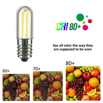 Mini E14 LED Chladnička s Mrazničkou Vlákna Svetlo KLASU Stmievateľné Žiarivky 1W 2W 3W Lampa Teplá/Studená Biela, Lampy, Osvetlenie - Obrázok 2  