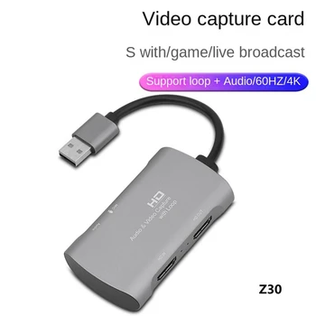 1 KS 4K 1080P60hz Video Capture Karta -Kompatibilná s USB Video Capture Karty Hra Pre Nahrávanie A Živé Vysielanie - Obrázok 1  