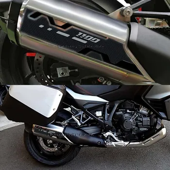Motocykel Accesscies Ochranu Tlmiča Zadnej Telo Nálepka, 3D Živicové Nálepky Pre Honda NT11oo 2022-2023 - Obrázok 2  