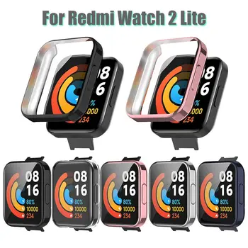 TPU Chránič puzdro pre Xiao Redmi Sledovať 2 Lite Smartwatch Pokovovanie Ochranný plášť Rám Príslušenstvo - Obrázok 2  