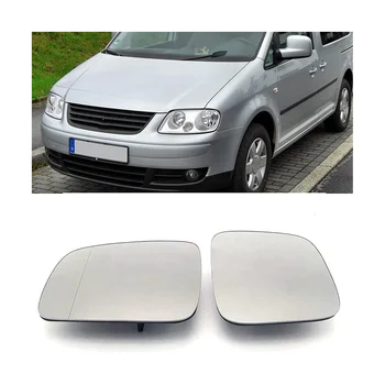2 ks na VW Caddy 2004-2015 Vyhrievané Krídlo Bočné Zadné Zrkadlo, Sklo 7H1857521 7H1857522 - Obrázok 2  