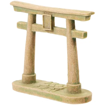 Mini Japonský Brána Torii Figúrka Micro Terénne Brána Torii Prop Realisticky Tvarované Torii Dekorácie Mini Dom Dekor - Obrázok 1  