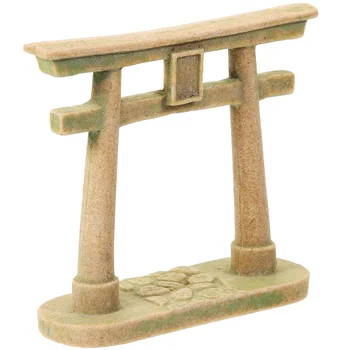Mini Japonský Brána Torii Figúrka Micro Terénne Brána Torii Prop Realisticky Tvarované Torii Dekorácie Mini Dom Dekor - Obrázok 2  