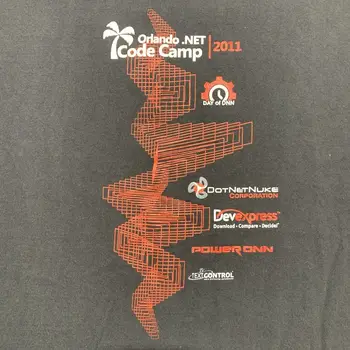 Orlando.Net Kód Tábora T-shirt Mens XL Azur Windows Tech Programátor Čierny Čaj s dlhými rukávmi - Obrázok 1  