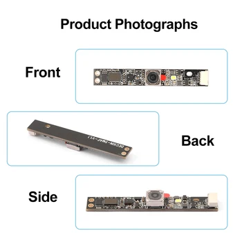 OV5693 modulu fotoaparátu 5 miliónov high-definition kamery automatické zaostrovanie rozpoznávanie tvárí/security USB ovládač-zadarmo - Obrázok 2  