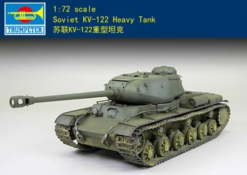 Trumpeter 07128 1/72 1/35 Sovietskeho KV-122 Ťažký Tank Vojenské Montáž Modelu - Obrázok 1  