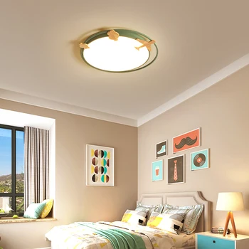 MDWELL moderné led stropné svietidlá pre spálne deti miestnosti dieťa izba Stropné Lampy, Biela/Zelená/Ružová/Modrá Farba 110V 220V Zariadenie - Obrázok 2  