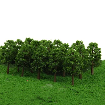20pcs Model Stromu Umelé Micro Krajiny Simulácia Dekorácie Strom Železničnej Model Dekorácie, Rekvizity Scény Rozloženie Príslušenstvo - Obrázok 2  