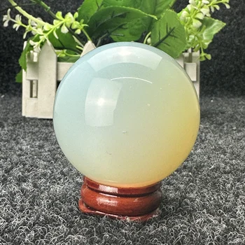 5cm Prírodné Biele Opálové Crystal Ball Silu Kameňa, Liečenie Loptu Dekoračné Kamene a Minerály, Meditácie, Duchovné Liečenie - Obrázok 2  