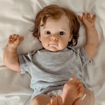 55 CM Reborn Bábiky Maggie 3D Ručne Maľované Pokožky Bebe Novorodenca Umelcami Novorodenca - Obrázok 2  