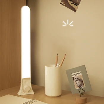LED Senzor Lampa na Stenu Svetla na Čítanie, USB Nabíjateľné Stolná Lampa Prenosná Núdzové Svietidlo Plynule Stmievateľné Camping Svetlo - Obrázok 1  