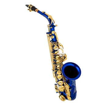 Eb Alto Saxofón Mosadz E Ploché Sax 802 Key Type Woodwind Nástroj s Upratovanie Rod Látkové Rukavice Čalúnená Prípade - Obrázok 2  