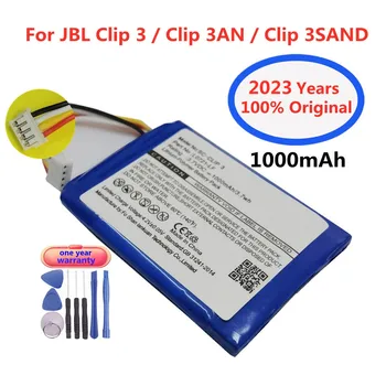 Nový, Originálny Reproduktor Batérie Pre JBL Klip 3 Clip3 Klip 3AN Klip 3SAND L0721-LF 1000mAh mimoriadne Vydanie Bluetooth Audio Bateria - Obrázok 1  