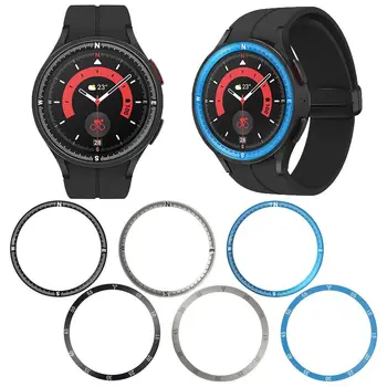 Hliníkový Rámček pre Samsung Galaxy Watch 5 Pro 45 mm Čas Sledovať Prípade Ochranný Krúžok DIY Úprava Príslušenstvo - Obrázok 1  