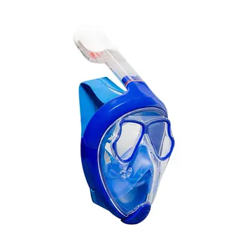 Úplne Suché Šnorchel, Maska Premenlivé Krátkozrakosť Okuliare Full Face Dizajn Podvodné Anti Fog Šnorchlovanie Potápačské Masky Zabraňuje Gagging - Obrázok 1  