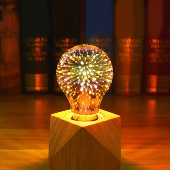 LED Infinity 3D Ohňostroj, Efekt LED Žiarovka LED Light Bulb Dekorácie, Lampy, 85-265V E27 Dovolenku Svetlá A60 - Obrázok 2  