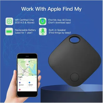 Smart Bluetooth GPS Tracker Pracuje s Nájsť Moje APP Anti Stratiť Pripomienka Zariadenie pre Iphone Tag Nahradenie Locator PFI Menovitý Airtag - Obrázok 2  